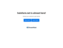 Tablet Screenshot of haloform.net